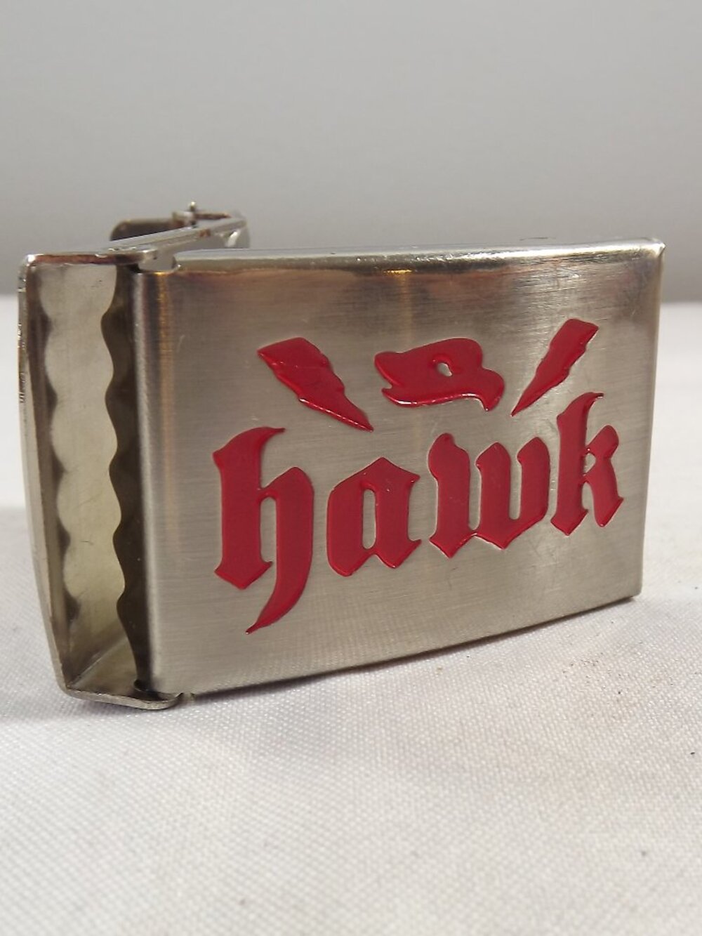 Hawk Red Logo Stainless Belt Buckle for Men
